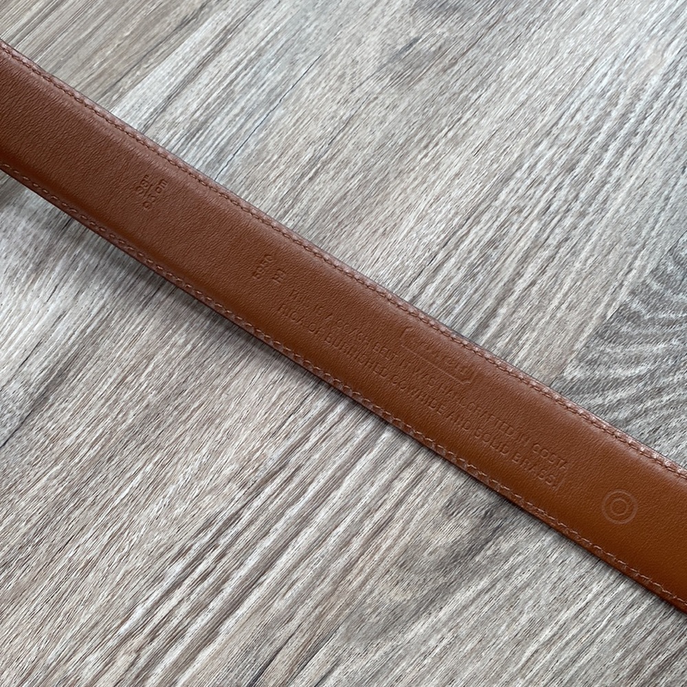 PAIR mens Coach belts 38 & 40 - Picture 6 of 8